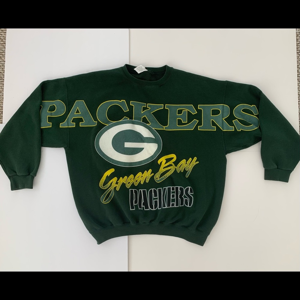 Rare 90s vintage Cliff Engle Green Bay Packers Crewneck Sweatshirt